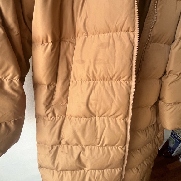 Tan Lands Ends winter coat - ankle length - Picture 5 of 6